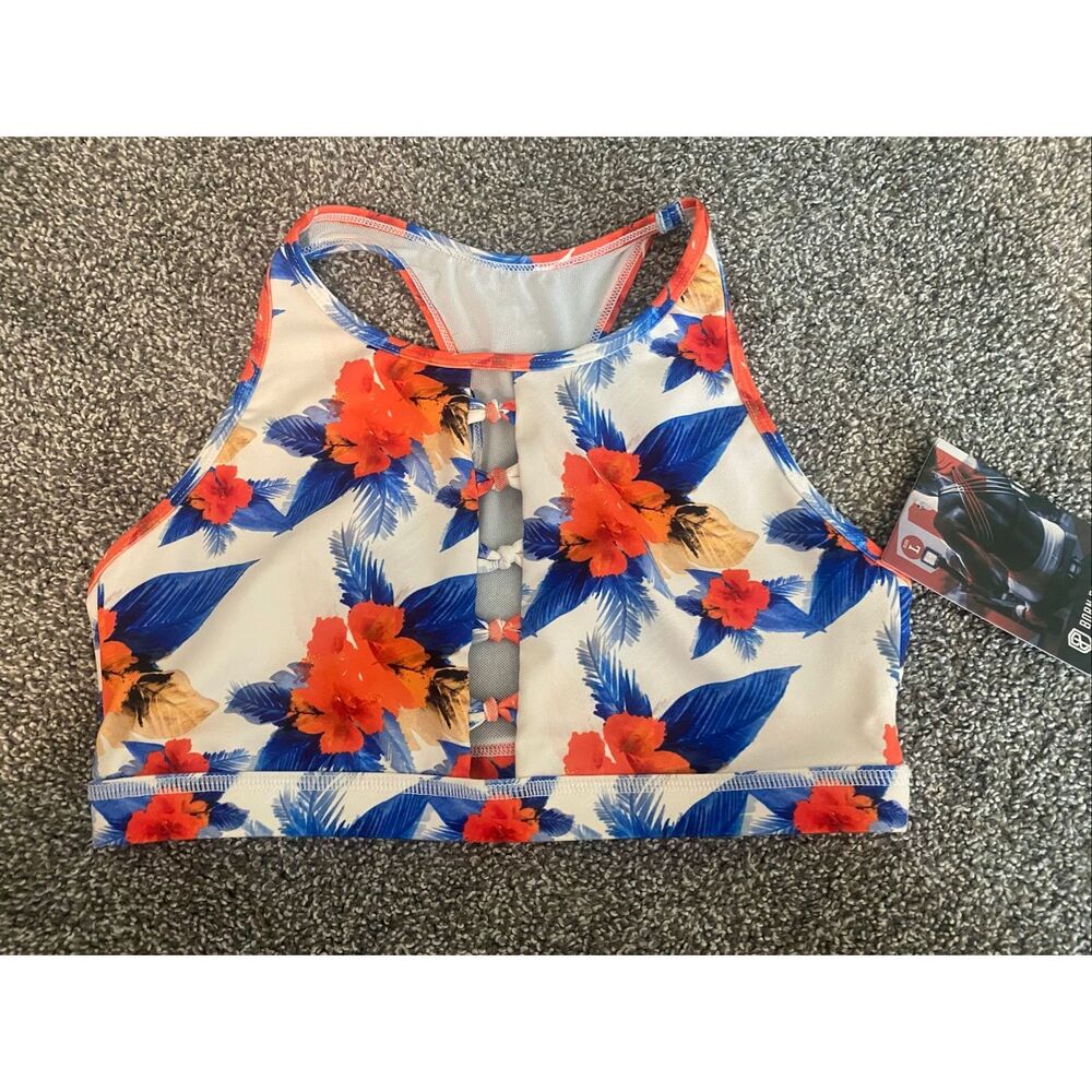 Born Primitive Large NWT floral sports bra crop top sexy